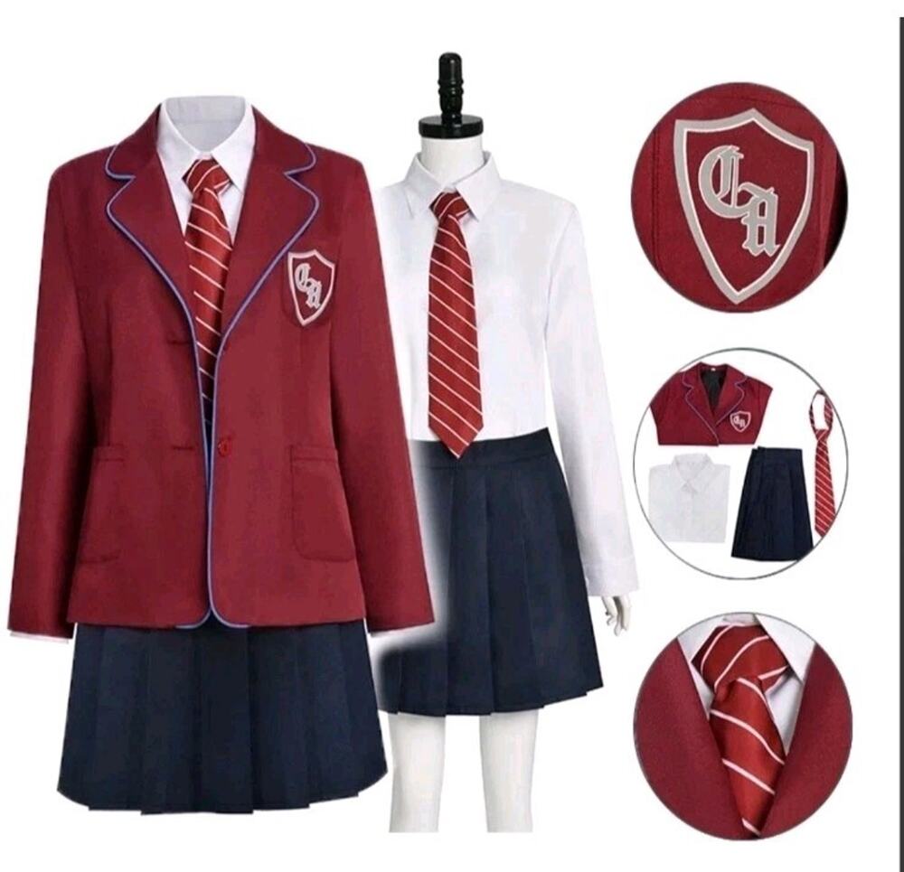 Matilda The Musical Halloween Costume Ladies S L School Uniform Blazer Skirt New